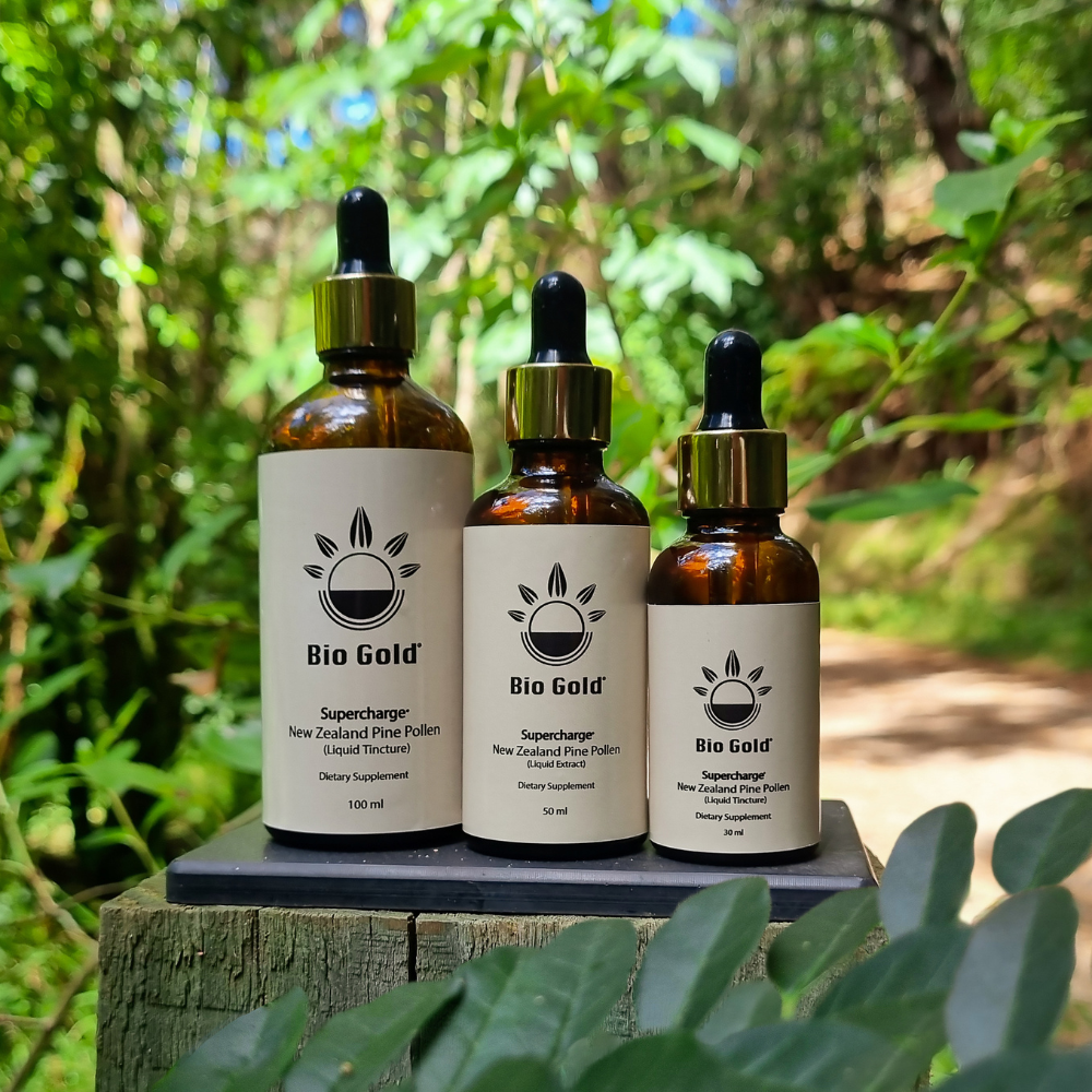 Bio Gold pine pollen liquid range
