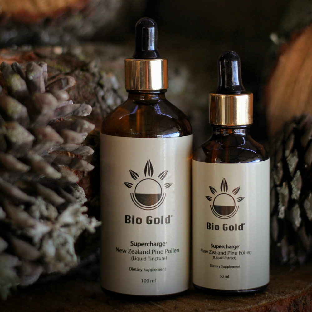 Bio Gold pine pollen liquid range
