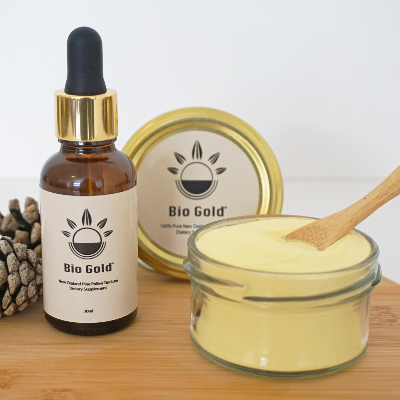 Bio Gold pine pollen powder liquid combo
