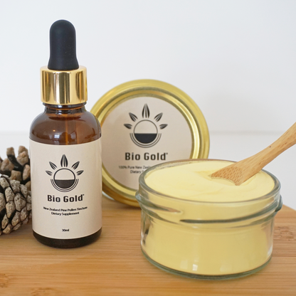 Bio Gold pine pollen powder liquid combo