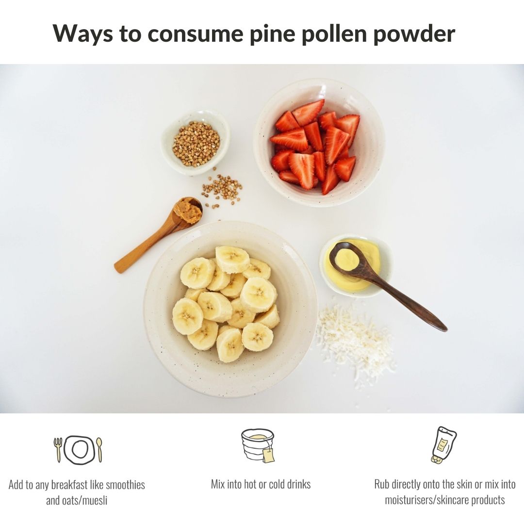 Ways to consume pine pollen powder